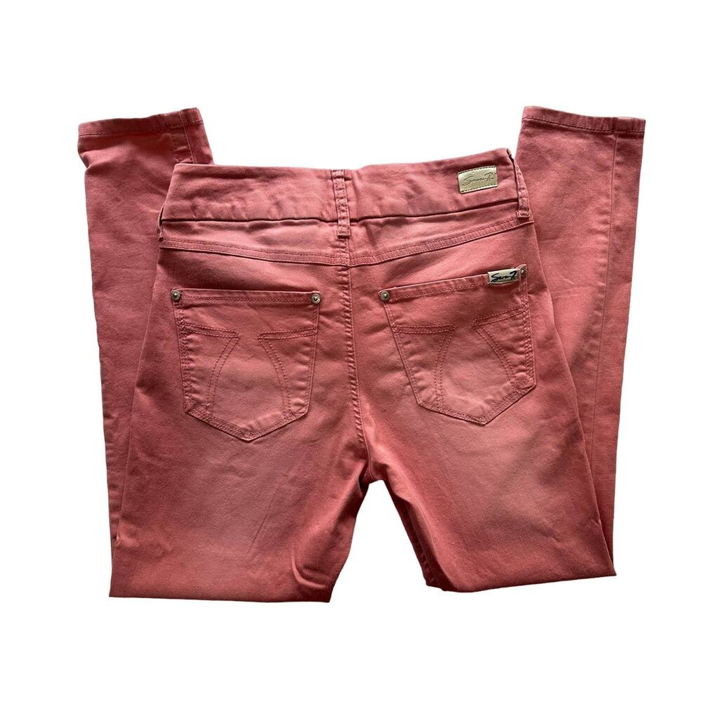 Seven7 Pink Woman's Jeans Ankle Skinny Size 0